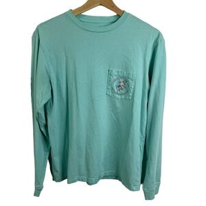 Vineyard Vines Men's Crew Neck Pullover Tee Shirt Green Mint Sz XS 100%‎ cotton